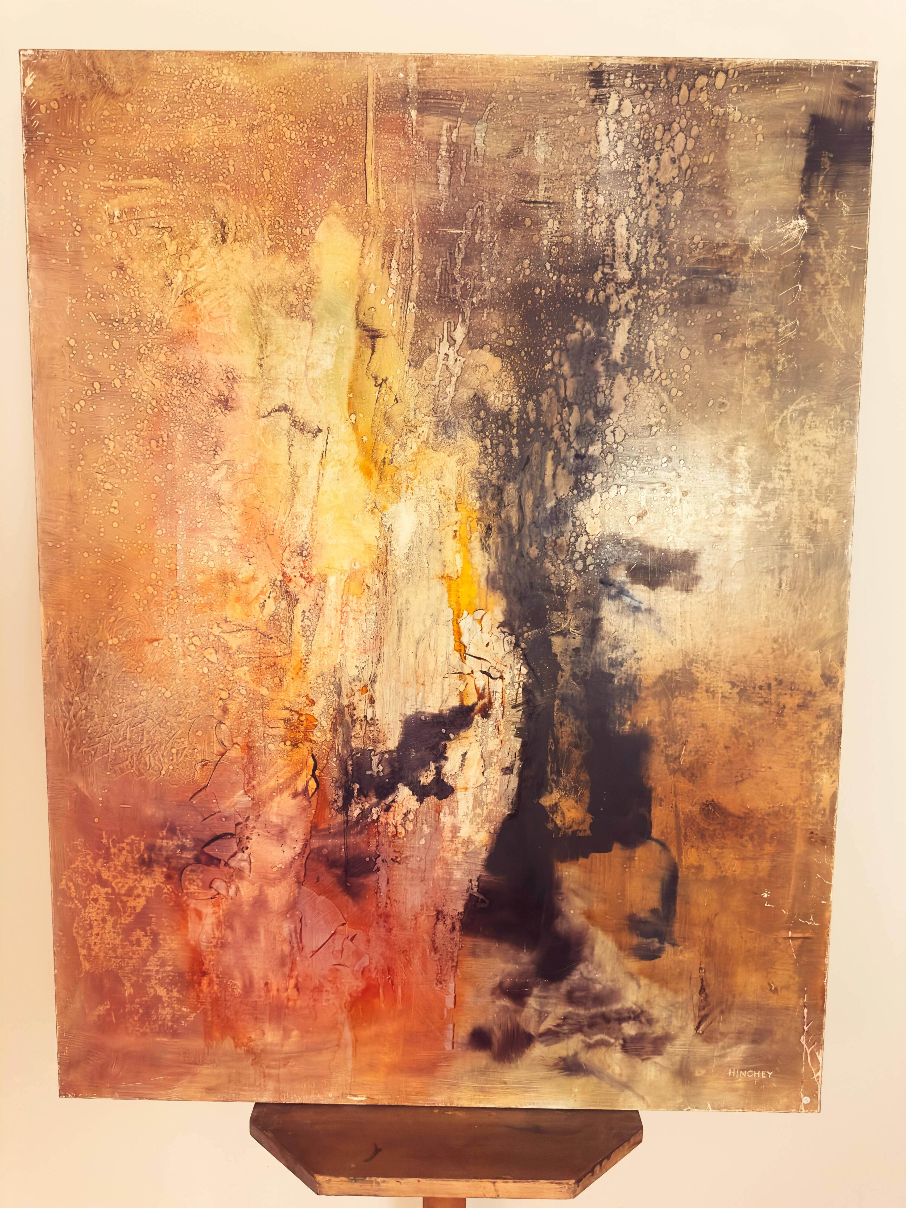 Titled “Foisonnement I”, this large-scale abstract composition by Walter Hinchey
