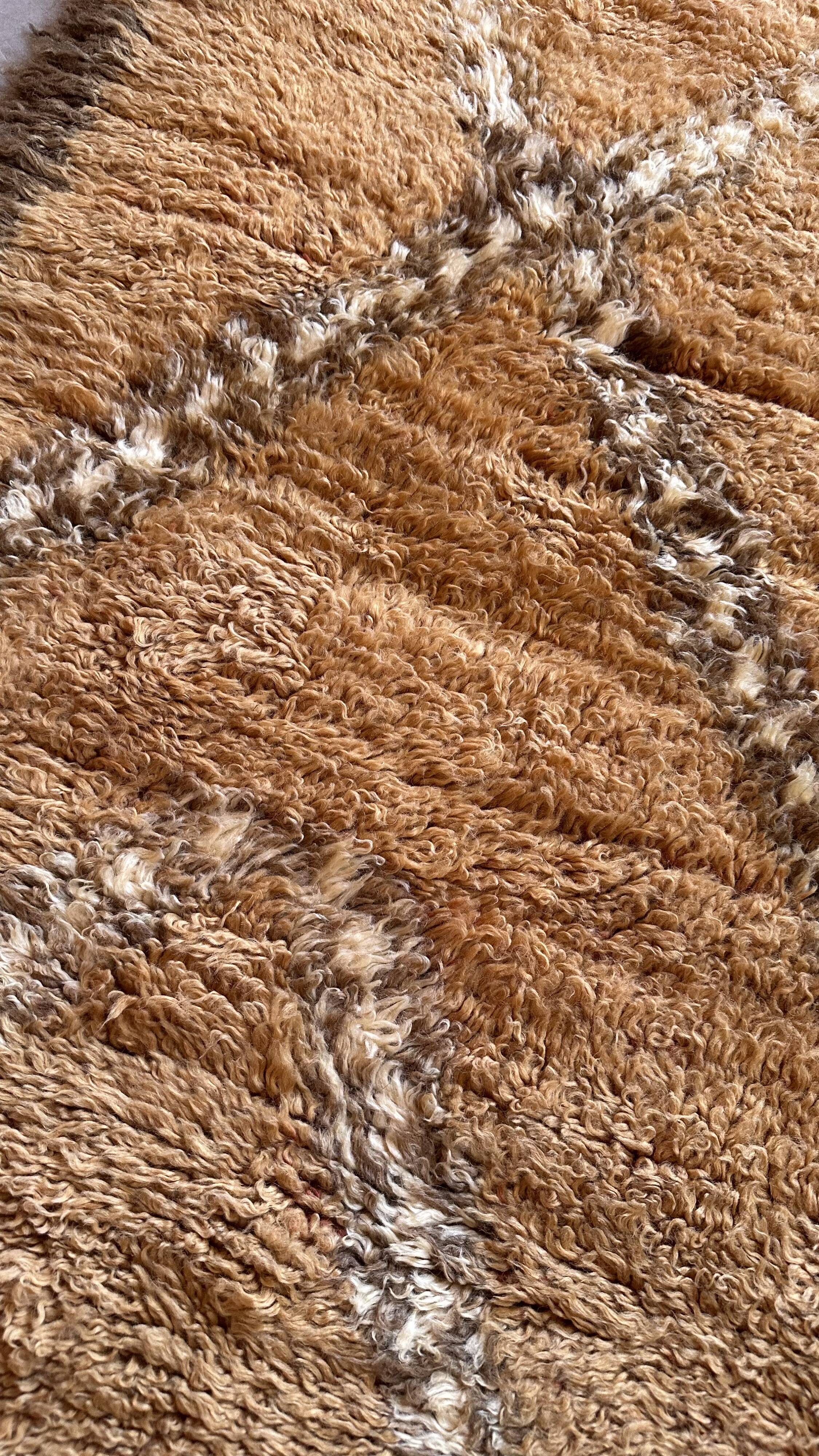 Marmoucha beige Berber rug - 424 x 170 cm