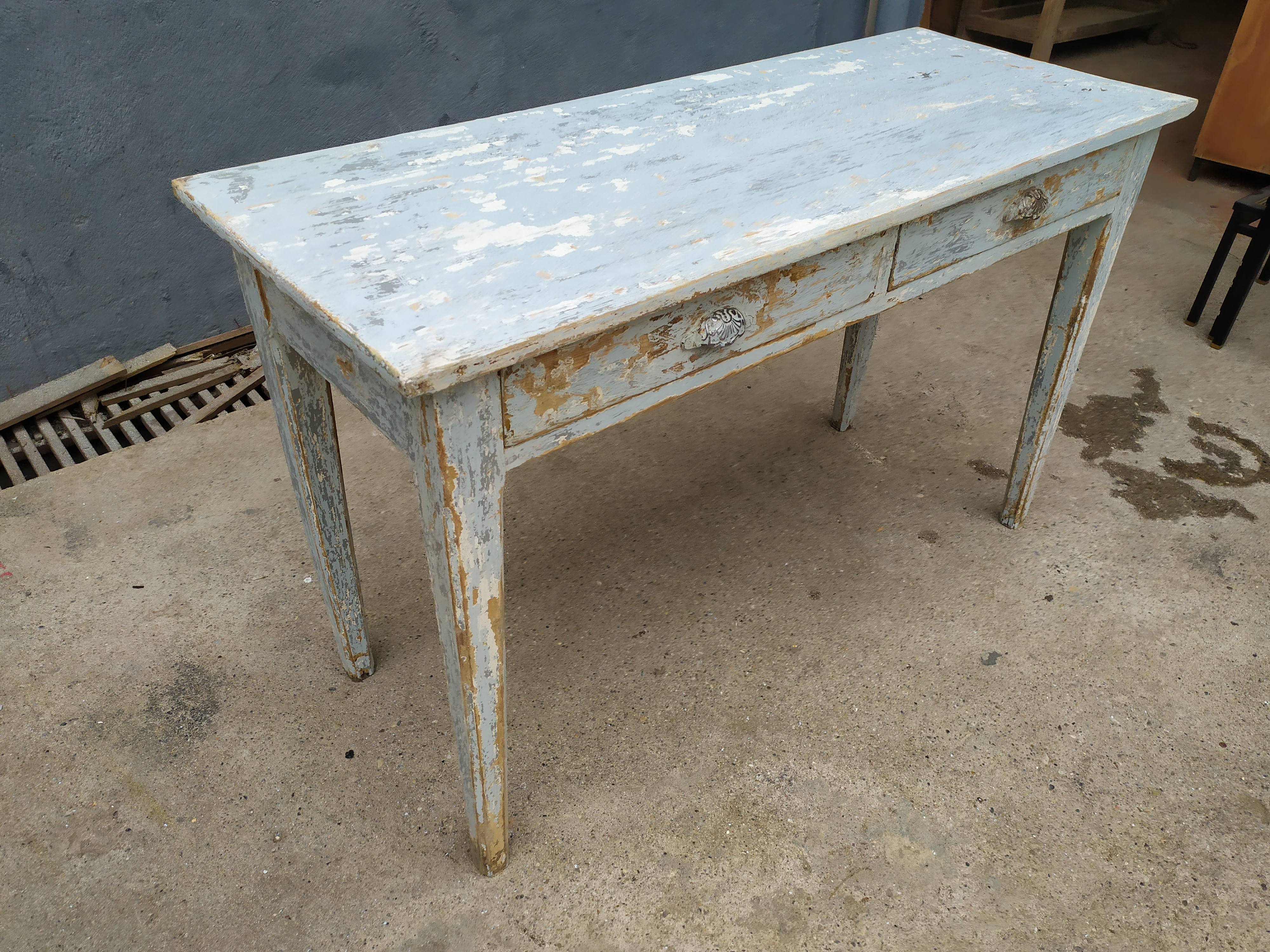 Rustic skated console table