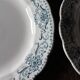 A set of 8 flat plates Terre de Fer Bleu Verdun HBC.