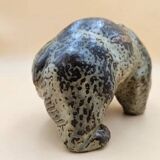 Royal Copenhagen glazed bear by Knud Kyhn 1950s rare