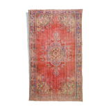 Anatolian handmade vintage rug 304 cm x 186 cm
