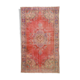 Tapis vintage anatolien fait main 304 cm x 186 cm
