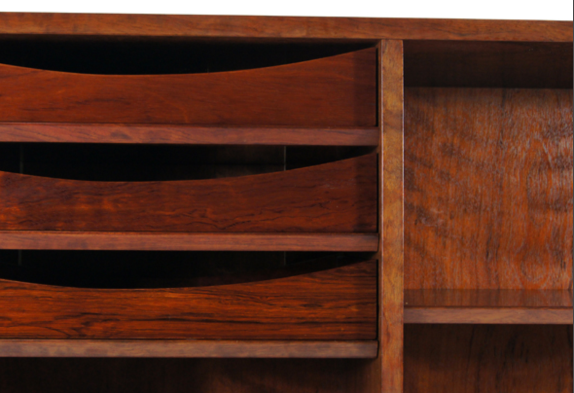Vintage rosewood library
