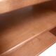 Minimalist walnut shelf, 1960s