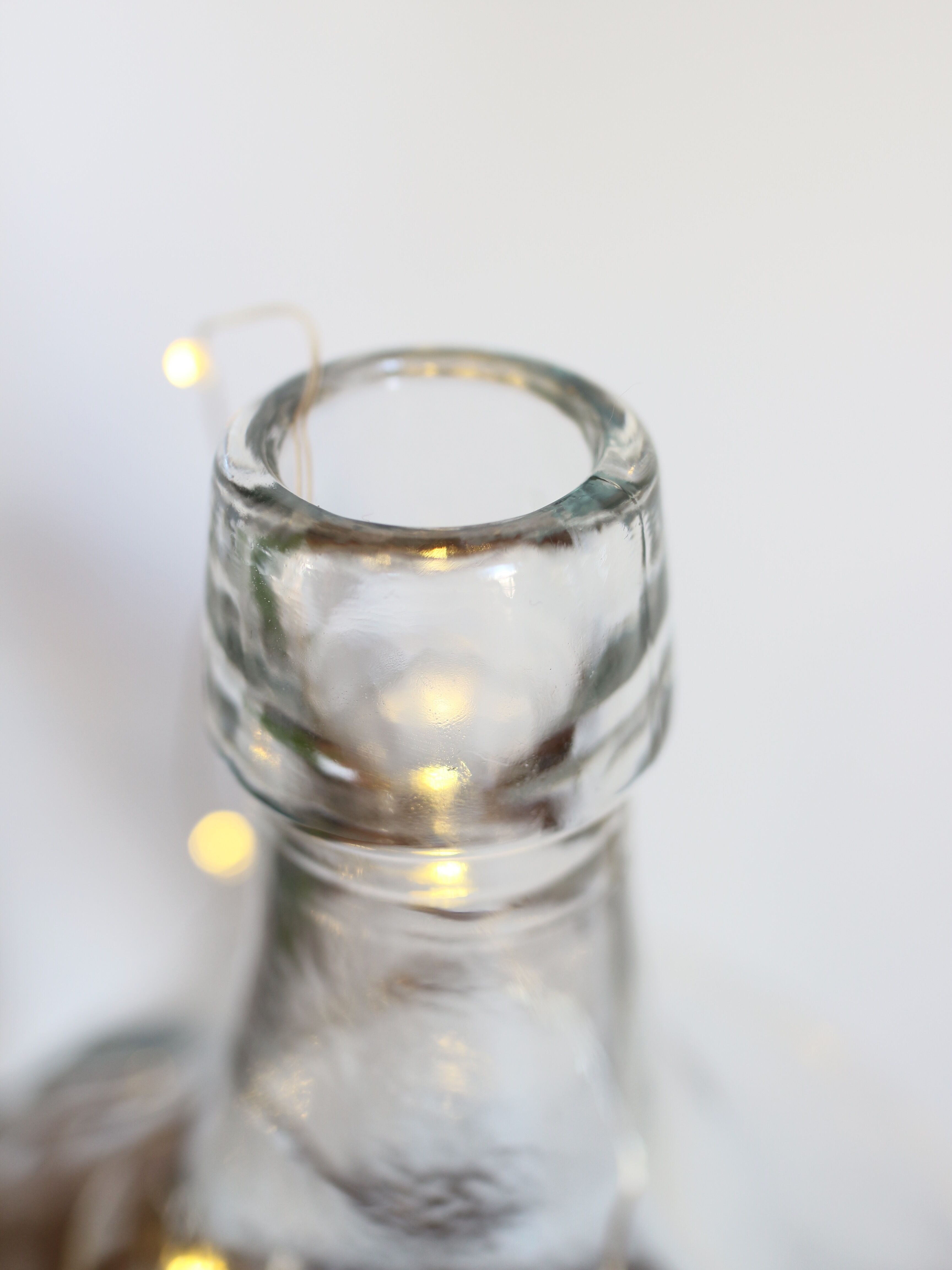 Demijohn cylindrical white