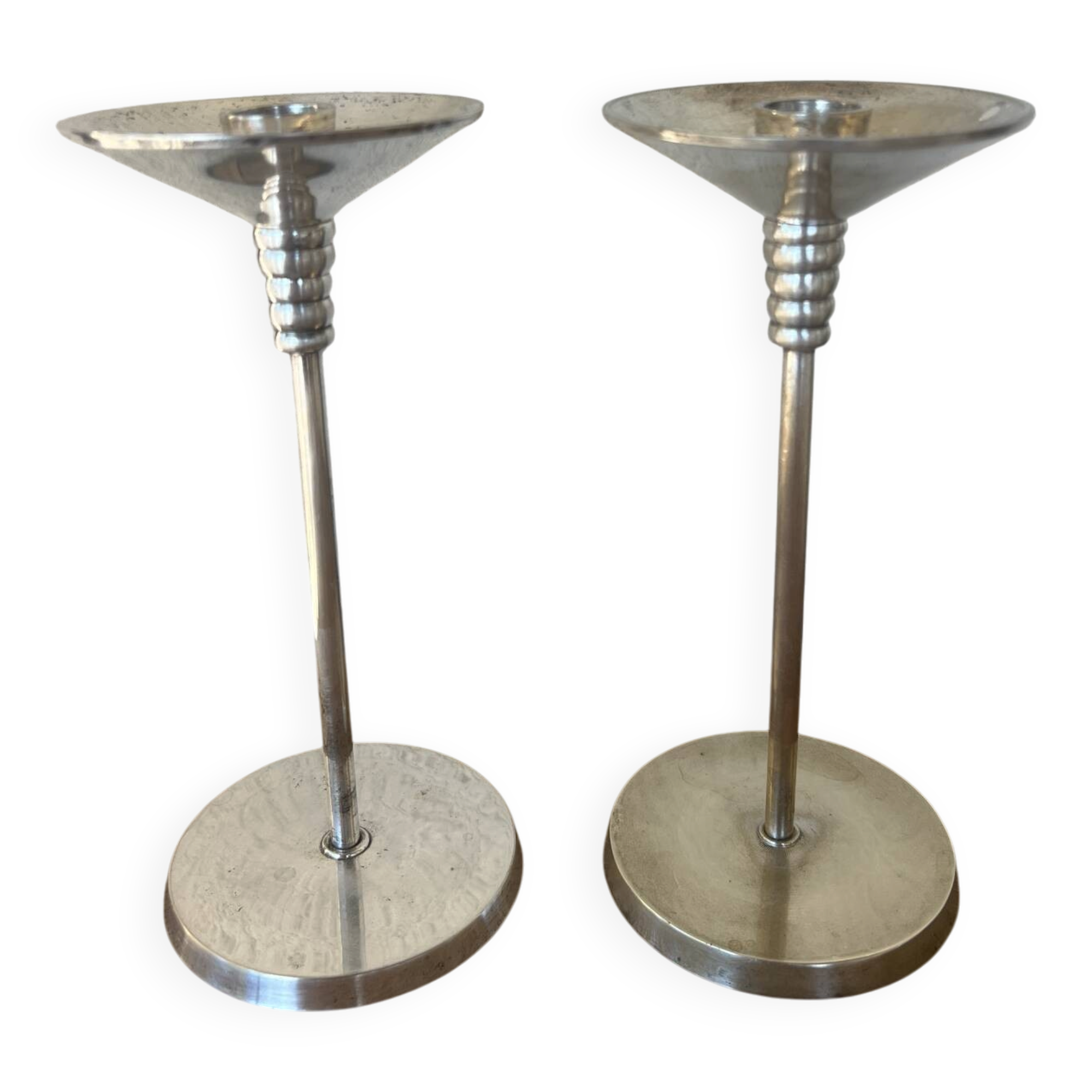 2 bougeoirs