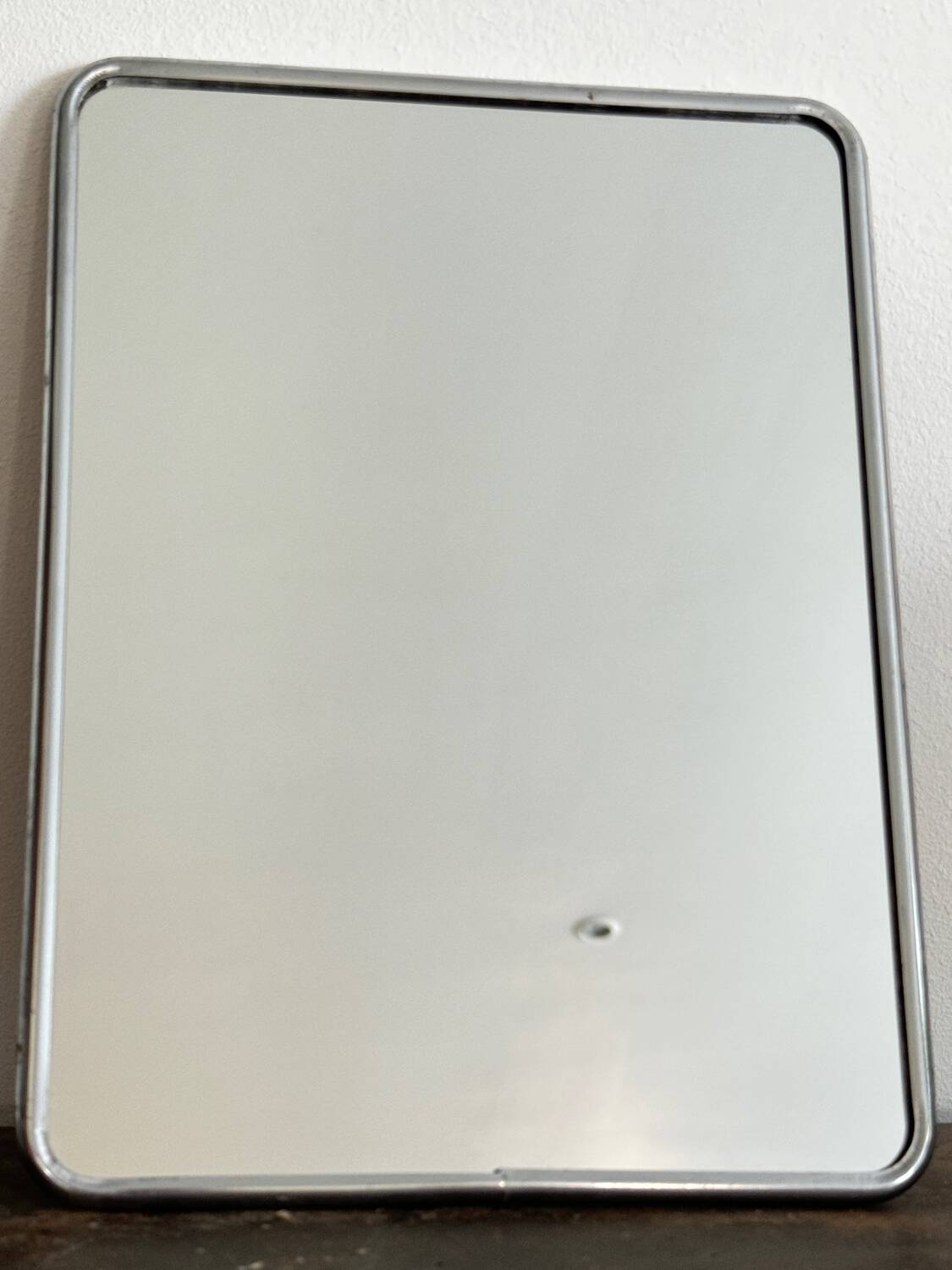 Old vintage barber mirror