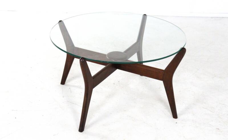 Round glass coffee table 'Summerseat'