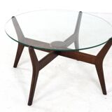 Round glass coffee table 'Summerseat'