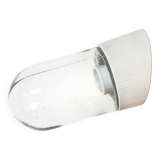 Applique murale vintage en porcelaine blanche, années 1970