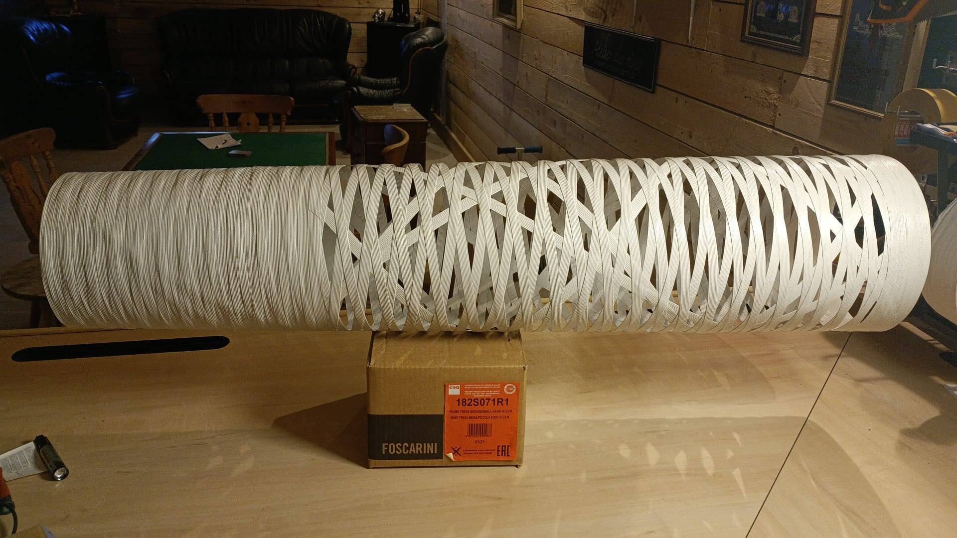 Foscarini white Tress Media suspension light – Marc Sadler – with original box.