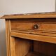 Wooden bedside table in Art Deco style