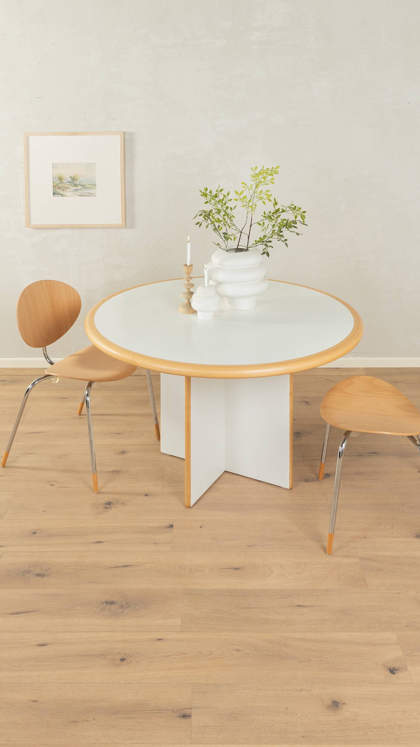 Table à manger vintage des années 1970, merveilleuse.