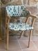 Fauteuil bois esprit années 70