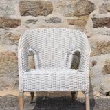 Garden wicker chair