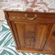 Art Deco walnut sideboard with marble top