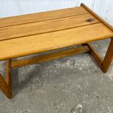 Table basse sapin année 80