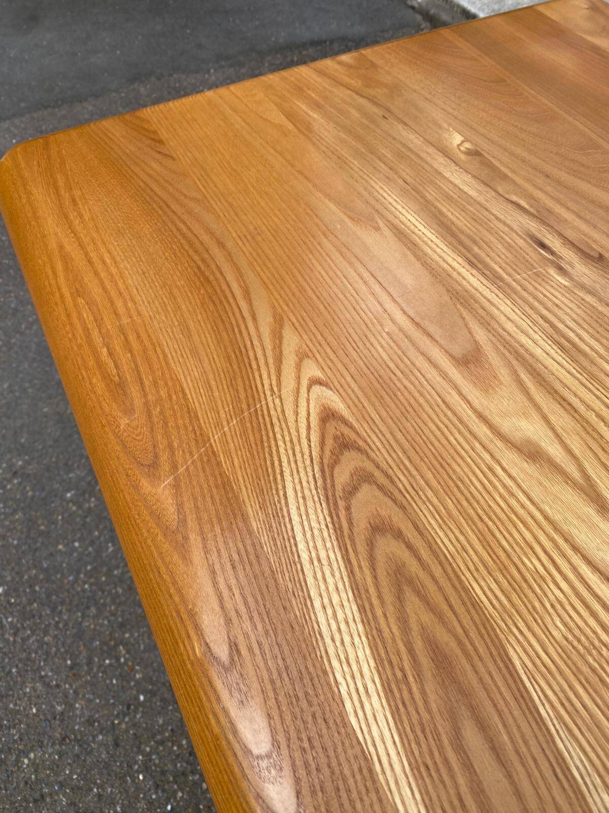Vintage Scandinavian oak sideboard from the 1980s.