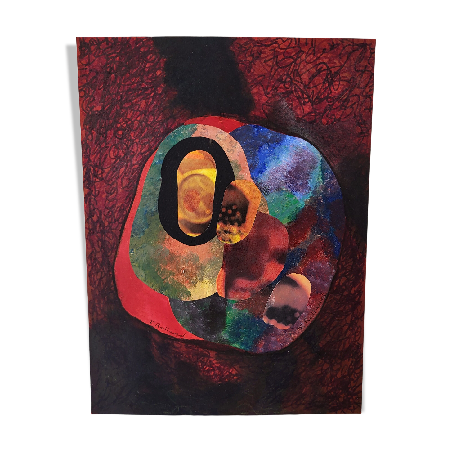 Collage Drawing Fernand Rolland crac Tremblay