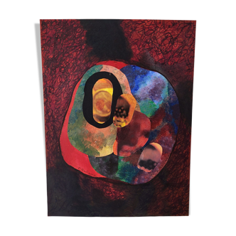Collage Drawing Fernand Rolland crac Tremblay
