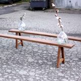 Pair of farm benches