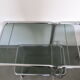 Vintage glass serving table