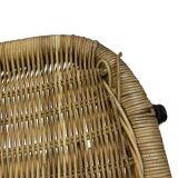 Vintage Ikea Hestra Wicker Lounge Chair 80's Design