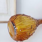 Bouteille, carafe Empoli en verre ambré