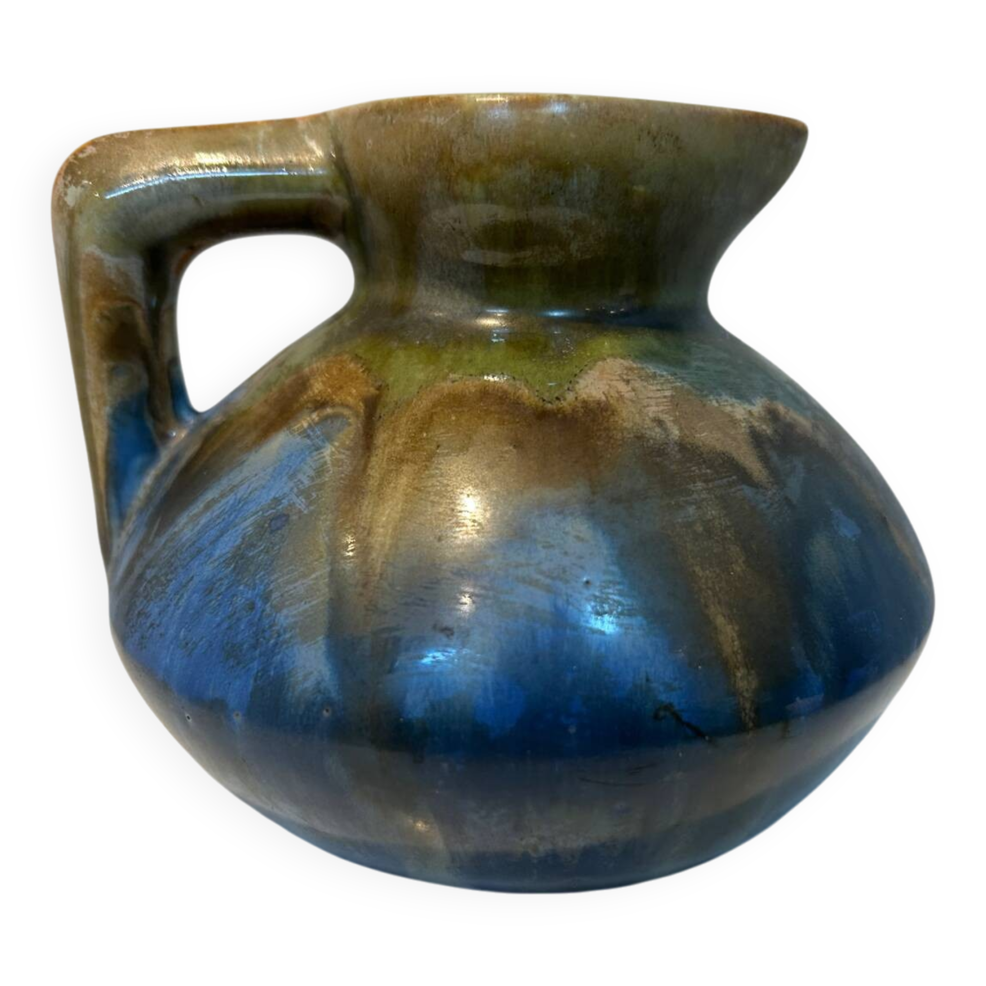 Enamelled stoneware pot Metenier