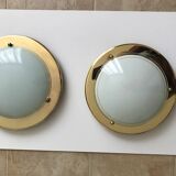 Lampe hublots vintage