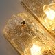 Pair of glass and brass sconces by Carl Fagerlund for Orrefors, 1960