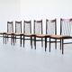 Helge Sibast set of six dining chairs in rosewood Denmark 1960