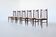 Helge Sibast set of six dining chairs in rosewood Denmark 1960