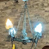 Handcrafted wrought iron chandeliers
