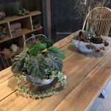 Large artisanal solid wood table