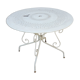 Vintage metal garden table, removable in 3 parts