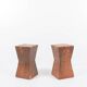 Pair of side tables from around 1950 in the style of Christian Liaigre.