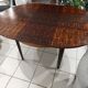 Scandinavian extendable rosewood table from the 1970s