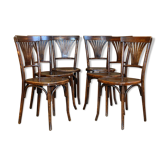 6 chaises bistrot Baumann début XXe