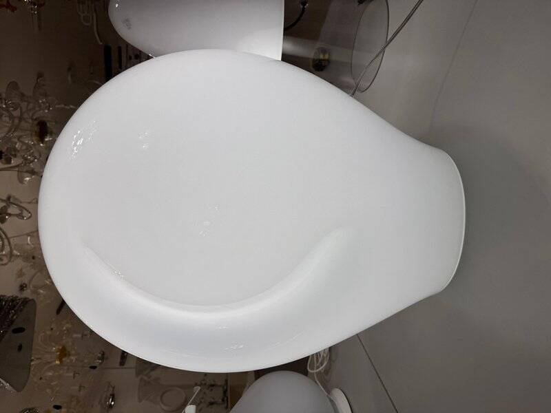 Large Munega Table Lamp in Murano Glass by Luciano Vistosi, 1980s