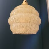 Baladeuse en verre de Clichy jaune