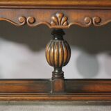 40s carved wooden display case