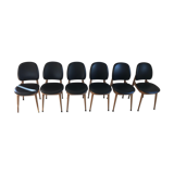 Lot of 6 chairs Baumann model pegasus