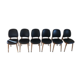 Lot of 6 chairs Baumann model pegasus