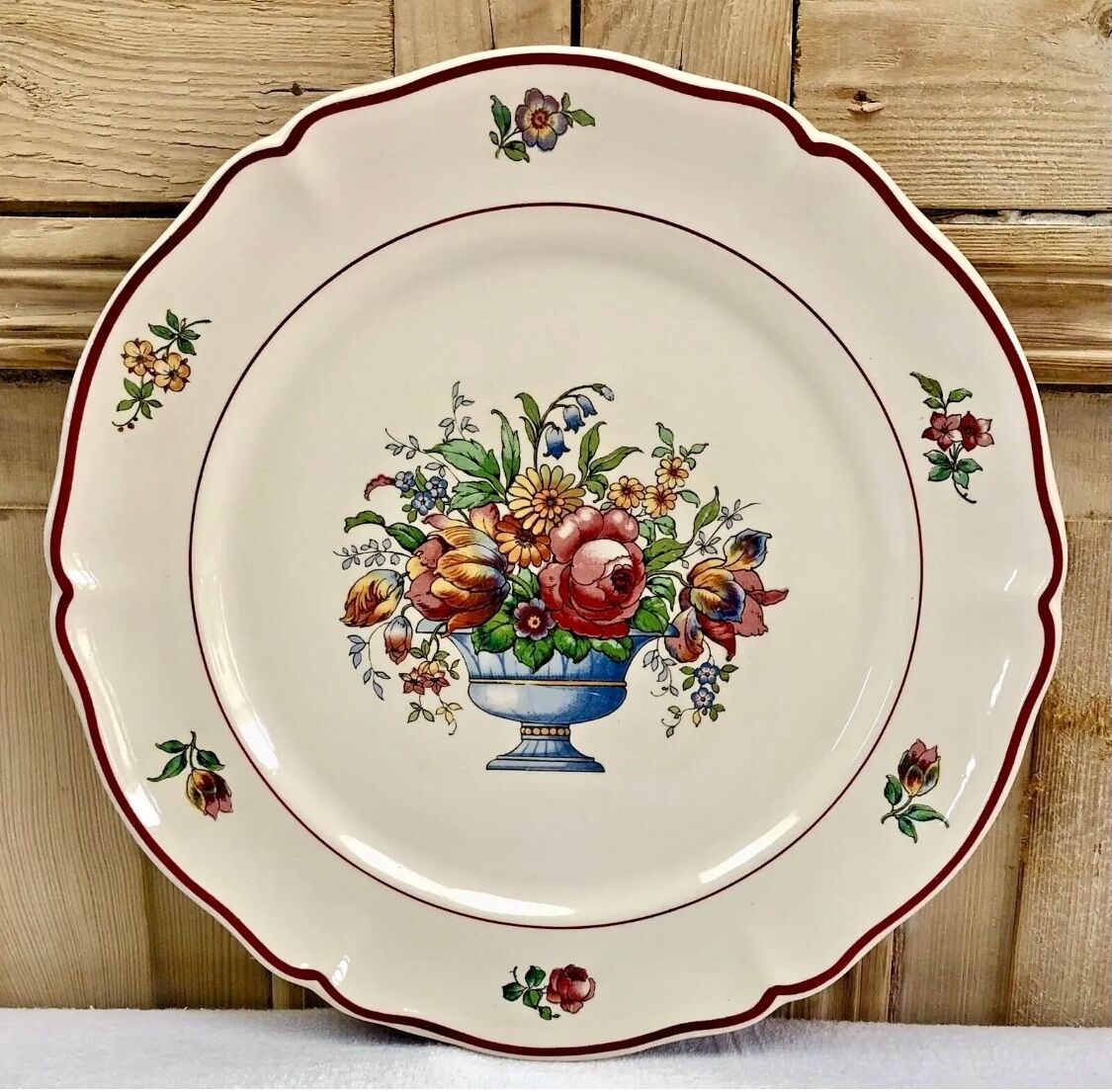 6 old flat plates model Floralia Villeroy & Boch