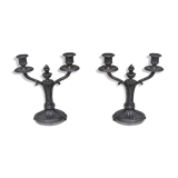 Paire de chandeliers anciens