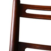 Scandinavian chairs in wood and leather
