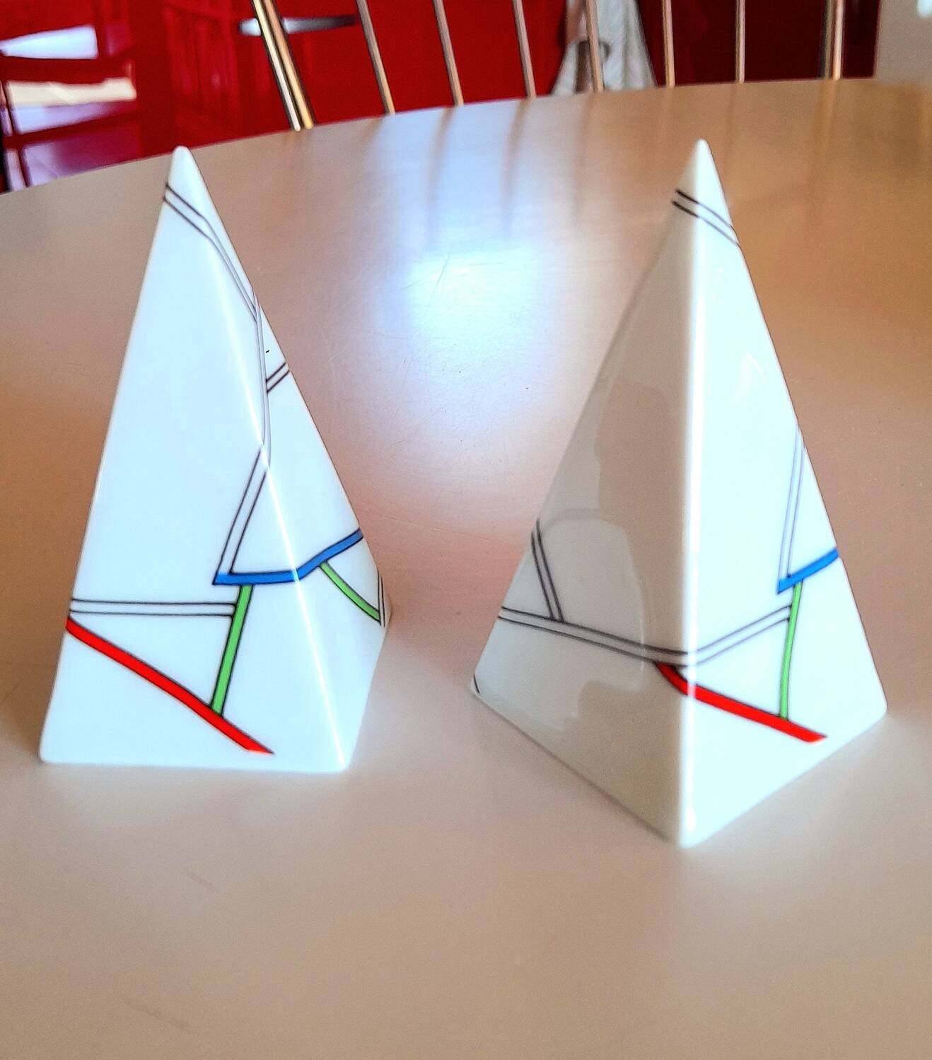 Salt and pepper shakers, Memphis 1980.