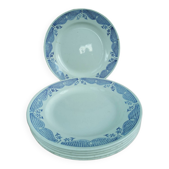 Lot de 6 Assiettes Roselys